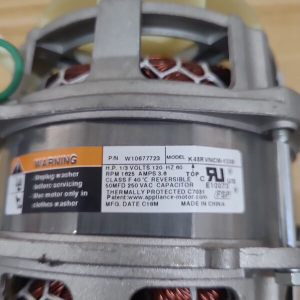 Whirlpool Washer Motor W10677723 - Image 5