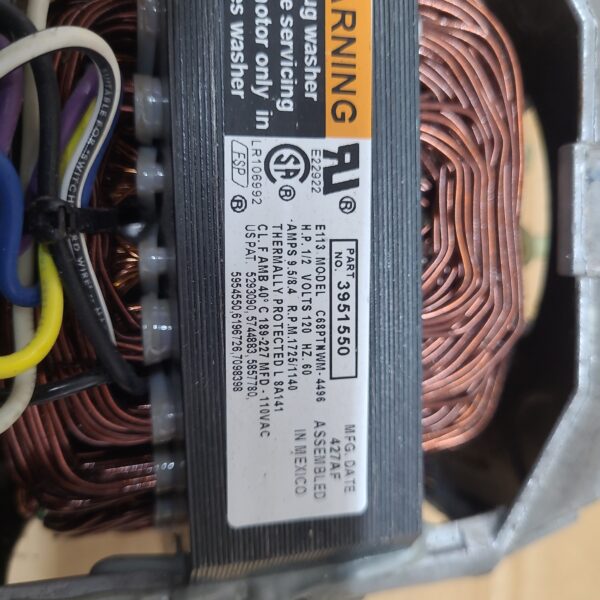 Whirlpool Washer Motor WP661600 - Image 4