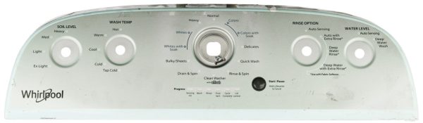 Whirlpool Washer Control Panel W11223397