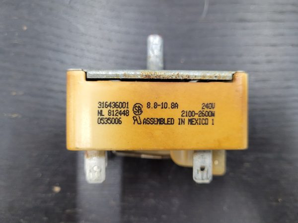 Frigidaire Stove Surface Element Control Switch 316436001