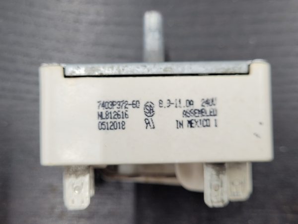 Whirlpool Stove Surface Element Control Switch 7403P372-60