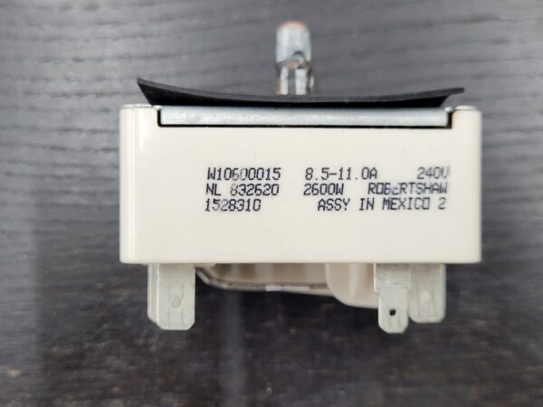 Whirlpool Range Surface Element Control Switch W10600015 (replaces W11162115)