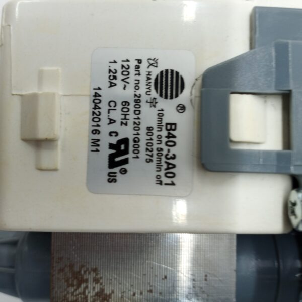 GE Washer Drain Pump Assembly B40-3A01 WH23X28418 - Image 4