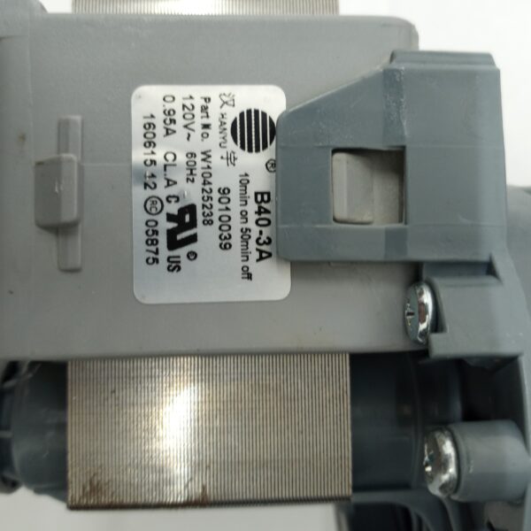 Whirlpool Washer Drain Pump Assembly W10425238 - Image 4
