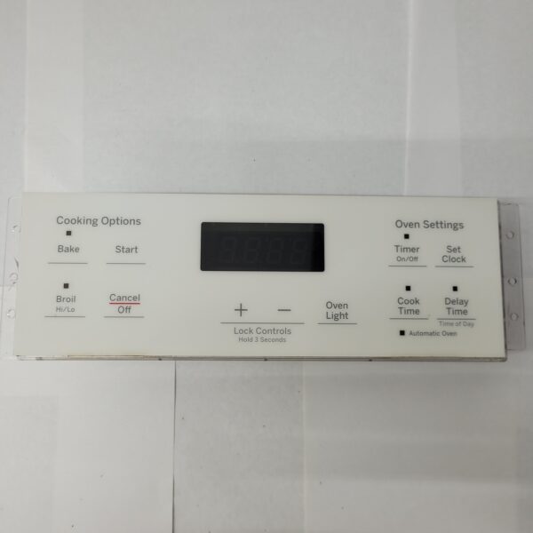 GE Stove Oven Range White Overlay WB27X29089, WB07X26639