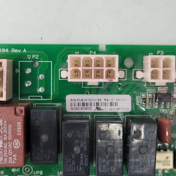 WHIRLPOOL MAIN REFRIGERATOR CONTROL BOARD W10210789 - Image 2