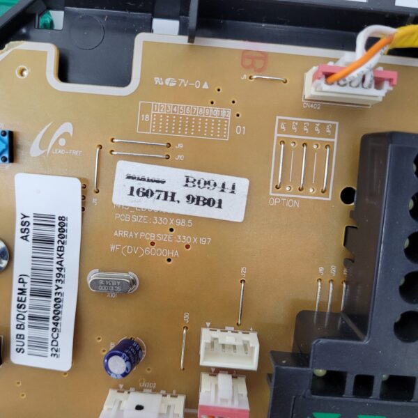 Samsung Dryer Display Control Board DC61-02684 - Image 2