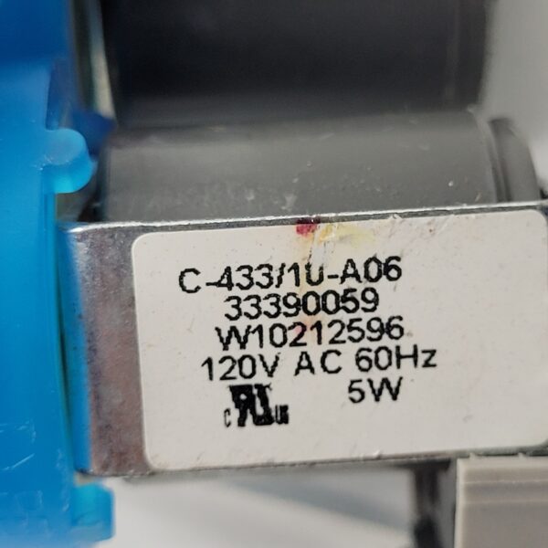 Whirlpool Washing Machine Water Inlet Valve For The Cold Water W10212596 - Image 5
