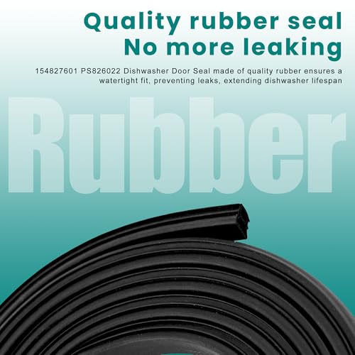 Dishwasher Door Seal Gasket fit for Frigidaire Gallery Kenmore Sears Electrolux Dishwasher Replacement Parts,Kit Includes Door Gasket 154827601,Lower Seal 809006501,Splash Shield 154701001 prime&swift - Image 7