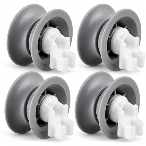 BUNNY BUGGS 611666 Dishwasher Upper Rack Roller Wheel Kit, Compatible with Bosch Dishwashers, Replaces 00611666, 10032849, 00165313, 165313, PS8727423, AP4355370, 4-Pack - Image 2