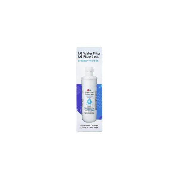 LG LT1000P - 6 Month / 200 Gallon Capacity Replacement Refrigerator Water Filter (NSF42, NSF53, and NSF401) ADQ74793501, ADQ75795105, AGF80300704, or AGF80300705 White - Image 6