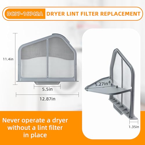 AMI PARTS DC97-16742A Dryer Lint Filter Case Screen Replacement Parts - Image 6