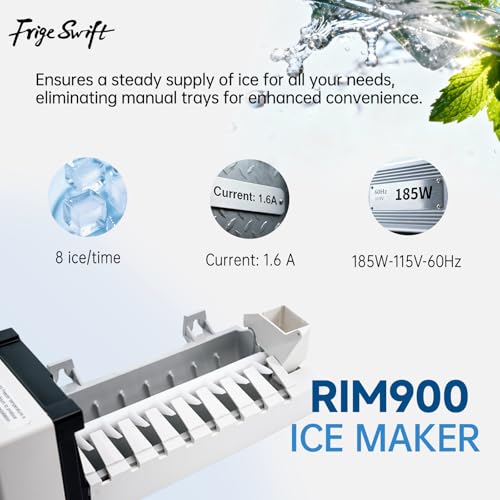 FrigeSwift RIM900 Ice Maker Universal Replacement 120V 8-Cube Modular - Image 6