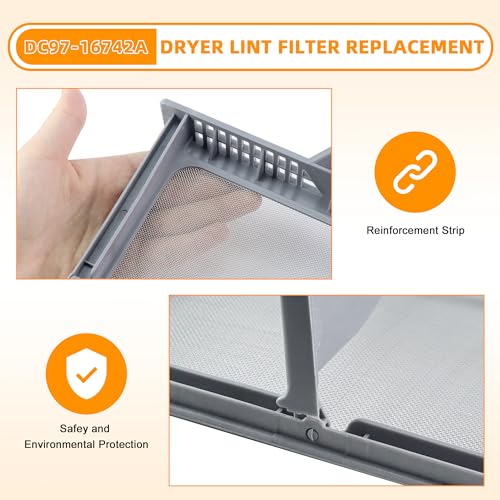 AMI PARTS DC97-16742A Dryer Lint Filter Case Screen Replacement Parts - Image 8