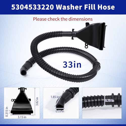 5304533220 Washer Fill Hose Compatible with Frigidaire - Image 6