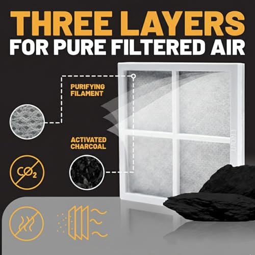 Quick Parts Delivery Refrigerator Deodorizer & Universal Air Filter 3-Pack with Nylon Mounting Clip – High-Performance Carbon Technology for Fridge, Kitchen & Small Spaces - Image 8