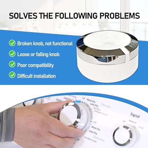 HPUY WE01X24552 Dryer Timer Control Knob Replacement Compatible with GE General Electric Dryer Knob Replacement Models GTD33EASK0WW GTD42EASJ2WW GTD45EASJ2WS GTD42EASJ0WW GTD42GASJ2WW - Image 4