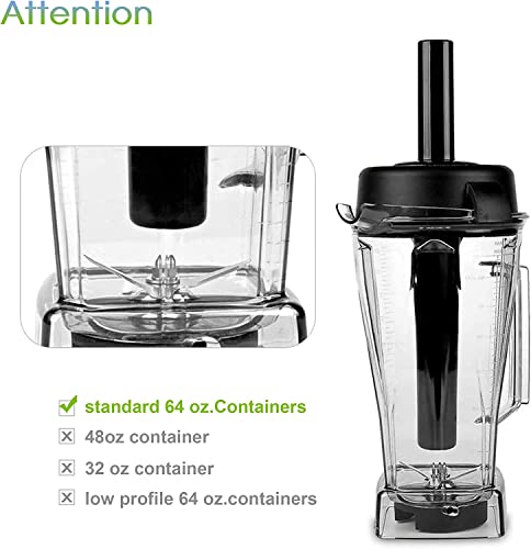 Blender Replacement Part Tamper Tool Compatible with Vitamix Classic Standard 64oz Containers - Image 8