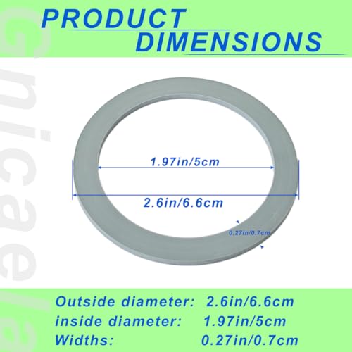 Blender Gasket Replacement Parts, Rubber Ring Seal Rings Blender Accessories for Oster and Osterizer Blender (4 Pieces) - Image 6