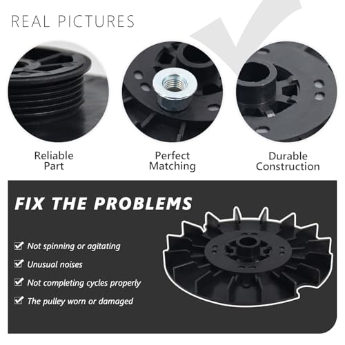 WH03X32218 WH49X25378 Washer 1/3 Hp Motor Pulley & Nut - Image 6