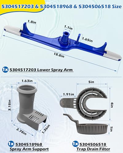 5304517203 1545680 Dishwasher Spray Arm Fits Frigidaire Dishwasher Part - Image 4