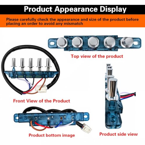 ruehalf Range Hood 5 Button Switch Button Accessories - Image 6