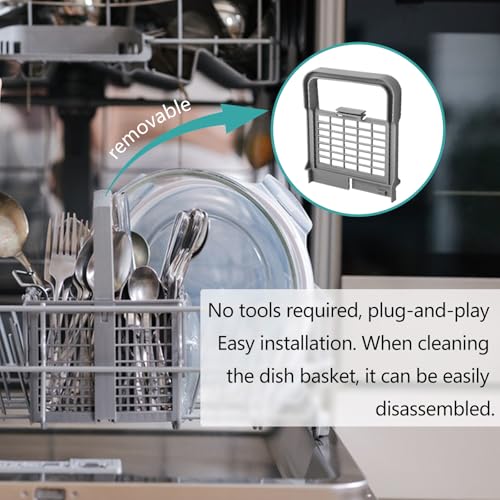 7-compartment universal dishwasher silverware cutlery basket - Image 8