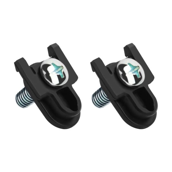 WR01X39781 Refrigerator Door Handle Fastener & for Fits GE Refrigerator Freezer Handle Replacement Parts Compatible Model AP7175647 WR01X25070(2 Pcs) (Black) - Image 7