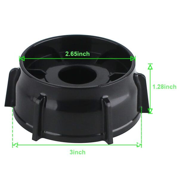 Joyparts Replacement parts 6-Cup Glass Jar With Blade, Compatible with Oster Blenders - Image 5