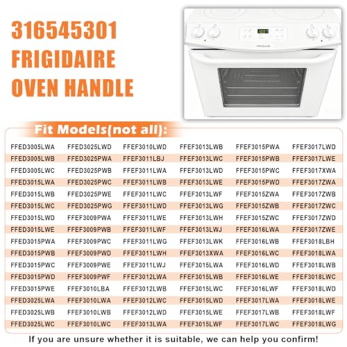 Upgraded 316545301 Oven Handle for Frigidaire Stove Door Handle Replacement - Image 8