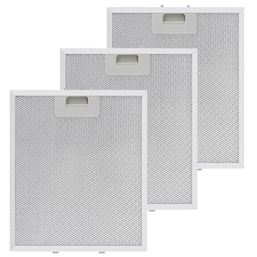 Updated W10169961A Range Hood Filter Replacement (3PCS) by Techecook, 5-Layer Aluminum Mesh Hood Grease Filter 10.5 x 12 Inch Fit for Whirlpool, Kitchen Aid, Jenn-Air Range Hoods - Image 2