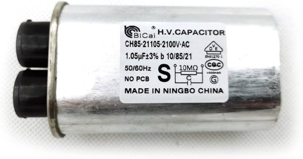 Whirlpool Microwave High-Voltage Capacitor (replaces W10138798, W10781465) W10850446