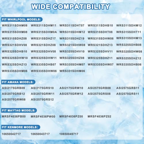 W11700250 W11359448 Ice Maker Assembly Replacement, Replaces W11546935, W11633658, AP7219248, AP7019172, PS17216974, Compatible with Whirlpool, Kenmore, Amana & Maytag Refrigerators - Image 4