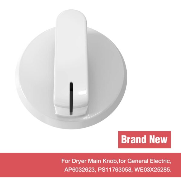 Osyyhe WE03X25285 Dryer Timer Knob Compatible with GE Hotpoint Dryer - Image 2
