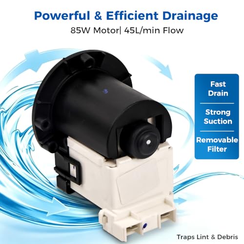 OEM 4681EA2001T Washer Drain Pump for LG - Image 8