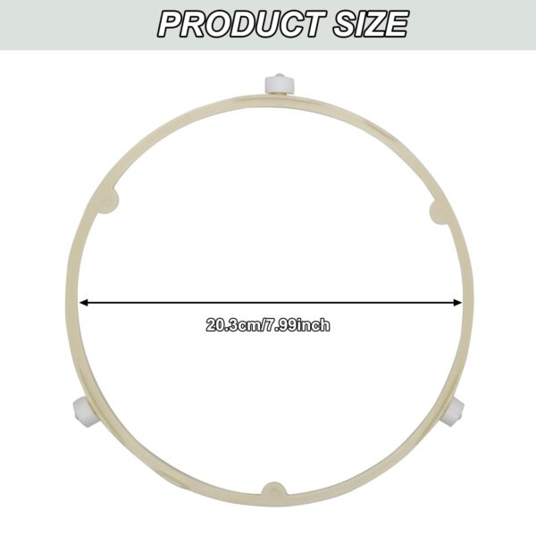 8.5in Microwave Plate Replacement, Microwave Roller Ring Replacement Accessories Compatible with Ge Samsung Frigidaire Wb06x10625 Wb06x10818 De92-90495a 5304464115 5304509438 - Image 7