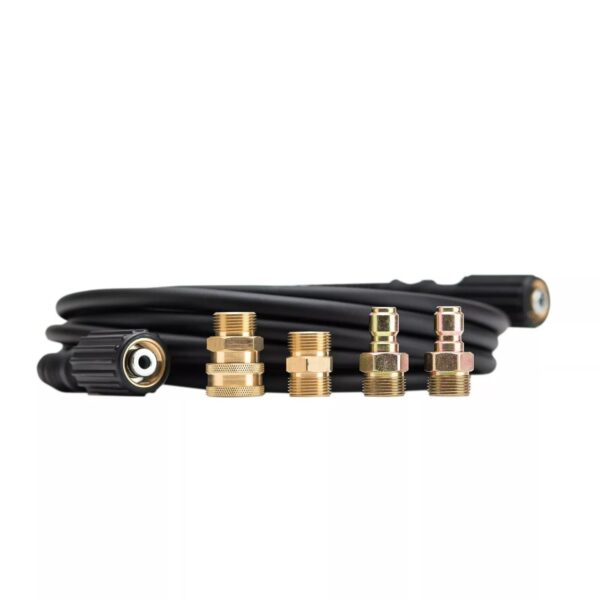 Kärcher 25' High Pressure Extension Hose for Pressure Washers up to 3600 PSI - with Adapters Included - Quick Connect or M22 Fitting - Image 6