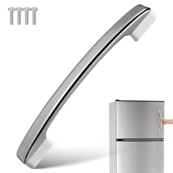 BESTYASH Universal Refrigerator Door Handle Replacement Plastic Fridge Handle Repair Part with Screws for Freezer Refrigerator Accessories Door Parts Commercial and Home Use