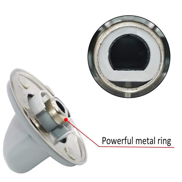WH01X10462 Dryer Control Knob with Reinforced Metal Ring-2Pack Replacement - Image 5