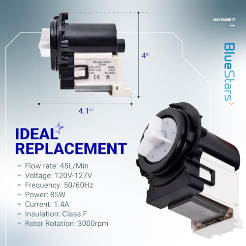 4681EA2001T WM3170CW Washer Drain Pump for Kenmore LG - Image 4