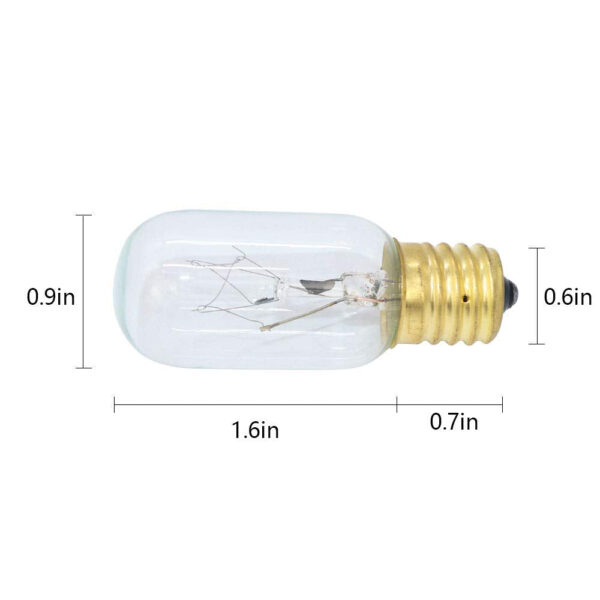 AMI PARTS WB36X10003 Bulb 40w 130v E17 Microwave Light Replacement Part - Image 4