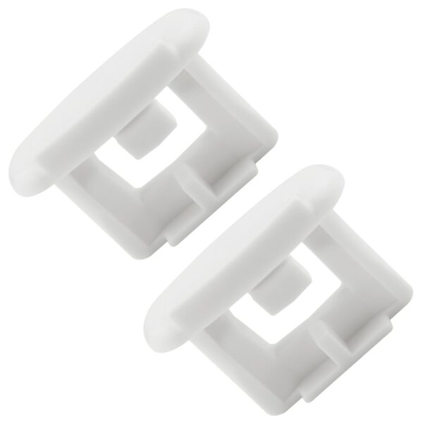 2 Pack WD12X10304 Dishwasher Upper Rack Slide End Cap Stop Clip Replacement Part by JPKTA Compatible with GE Hotpoint Kenmore Dishwashers Top Rack Repalces AP4484666 WD30X97 1556527 WD12X0344 - Image 7