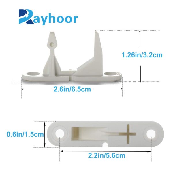4 Pack 131763310 Washer Door Striker Replacement for Frigidaire Kenmore Washing Machine, Replaces AP3580441 1032664 131763300 Rayhoor - Image 3