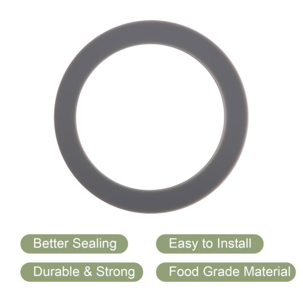 Equust 6-Pack Rubber Gaskets Sealing O-Ring Compatible with Oster Blender Replacement Parts, Small, Grey - Image 5