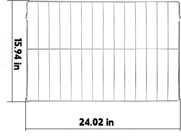 316496201 316496202 Oven Rack Unit 24.02" x 15.94" for Frigidaire Range Oven (Note: Make sure to measure the size accurately before placing an order) - Image 7