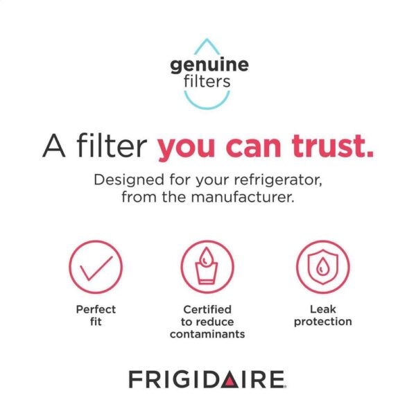 Frigidaire EPTWFU01 Refrigerator Water Filter Replacement, White, 1 Count - Image 7