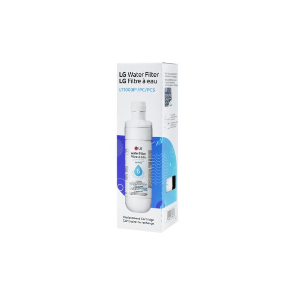 LG LT1000P - 6 Month / 200 Gallon Capacity Replacement Refrigerator Water Filter (NSF42, NSF53, and NSF401) ADQ74793501, ADQ75795105, AGF80300704, or AGF80300705 White - Image 4