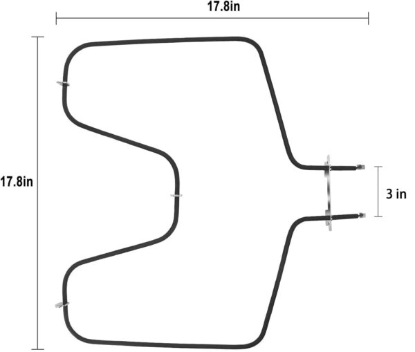 WB44k10005 Oven Bake Element WB44K10001 Fit for G-E Hot-Point Oven - Image 4