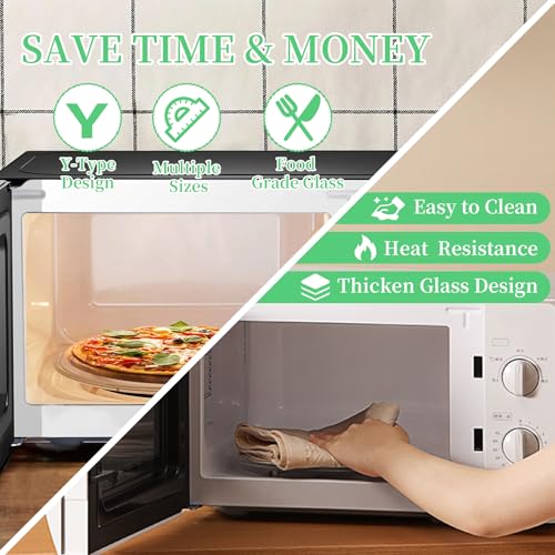 10.5" Universal Microwave Plate Replacement Glass Turntable| Fits LG, GE, Panasonic, Frigidaire, Farberware & More - Image 7