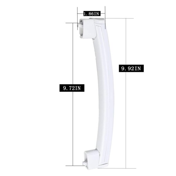 SURPOUF WB15X10276 WB06X10943 Microwave Door Handle with Support Fits for GE Kenmore Microwave Oven Ranges Replacement Part - Image 3